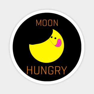 Moon Hungry Magnet